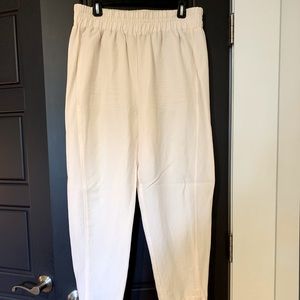 Hatch “The Asher” maternity white pants, only worn once!